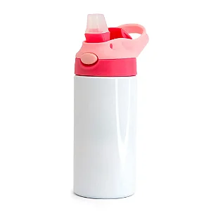 Squeeze Infantil Tampa Rosa/Vermelha - 500ml