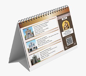 Calendário de Mesa 2027 Personalizado