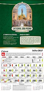 Folhinha Padroeira 2027 - Layout Personalizado