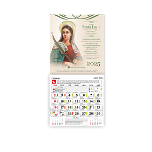 Folhinha Padroeira 2026 - Layout Personalizado