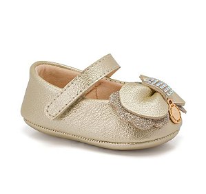 Sapatilha Bebê Klin Chantilly 266029 - DOURADO