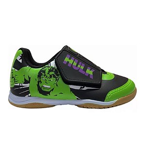 Chuteira Infantil Marvel Hulk 4116 - PRETO/VERDE
