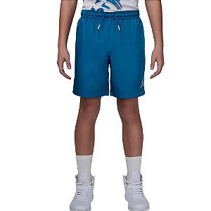 Shorts Infantil Jordan Jumpman 85B466 Azul - BLUE