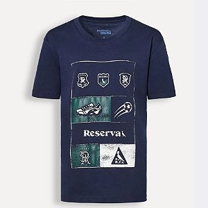 Camiseta Reserva Mini Estampa Rsv Futebol Club