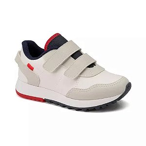 Tênis Infantil Klin Walk Mini 216123 - GELO/PR/VRM