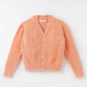 Cardigan Infantil Fábula Pelinhos 18284 - ROSA AJIRU