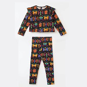 Conjunto Infantil Fábula Borbocosmos 519673 - PRETO