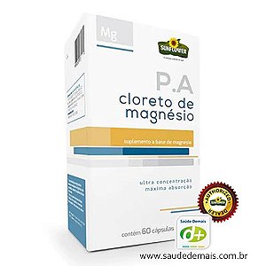 Cloreto de Magnésio P.A. 400 mg - 60 Capsulas
