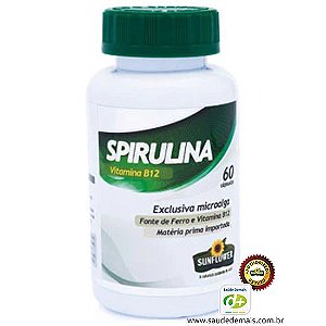 Spirulina 500 mg - 60 Caps