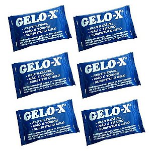 Kit Gelo Artificial Flexível Gelo-X Pequeno 150 ml 6 Unidades - Termogel