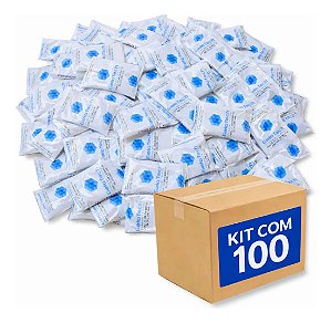 100 Gelo Gel Flexivel Reutilizavel Artificial 15g