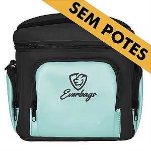 Bolsa Térmica Master Preto e Azul Tiffany