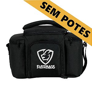 Bolsa Térmica Fitness Top Preto/Branco