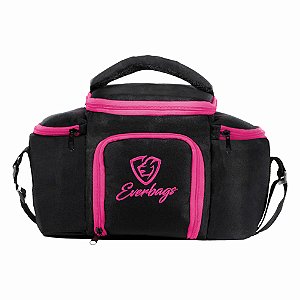 Bolsa Térmica Fitness Top Black/Rosa