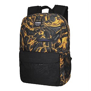 Mochila Premium Preto/Laranja