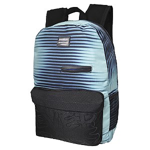 Mochila Premium Floral Azul