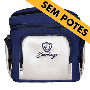 Bolsa Térmica Fitness Master Azul/Branco