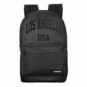 Mochila School Los Angeles Black
