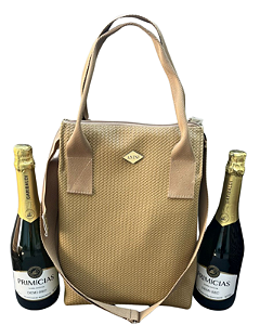 Porta Espumante e Vinho Preto Caqui