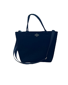 Mini Tote ANINI Preta Camurça