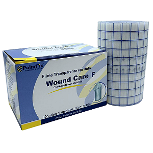 Curativo Filme Adesivo Transparente Impermeável Em Rolo Wound Care F - Polarfix