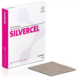 Silvercel Hidroalginato Com Prata 11cm x 11cm Systagenix - 1 Unidade