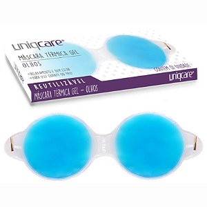 Máscara Térmica Gel Azul para Área dos Olhos - Uniqcare