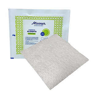Curativo de Alginato de Cálcio e Prata M-tec 10cmx10cm - Missner