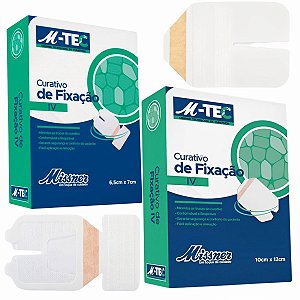 Curativo de Fixação Transparente Iv M-tec Missner - 1 Unidade