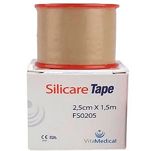 Fita de Silicone Silicare Tape 2,5cm x 1,5m - Vitamedical