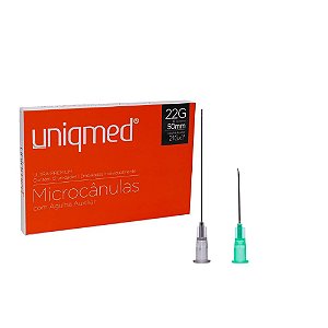 Microcânulas Com Agulha Auxiliar (21g) Unidade - Uniqmed