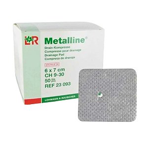 Curativo Metalline Absorvente Estéril para Traqueostomia 6x7cm 1 Un. - Lohmann & Rauscher