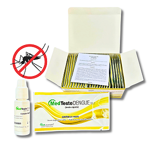 Teste Rápido de Dengue NS1 Ag Medteste C/ 25 Unidades - MedLevensohn