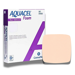 Curativo Aquacel Antimicrobiano Não Adesivo Foam AG - Convatec
