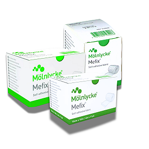 Curativo Mefix Fita Autoadesivo Fixação Segura com Base Tecido - Molnlycke