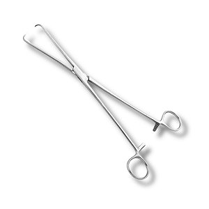Pinça Pozzi 24cm P/ colo Uterino- Abc Instrumentos Cirúrgicos ( Unidade )