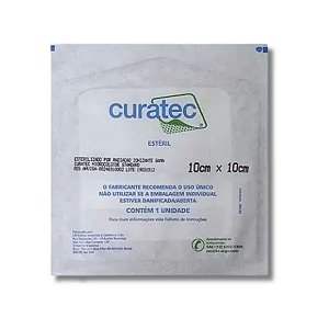 Curativo Hidrocolóide Plus Extra Fino 10cm x 10cm - Curatec