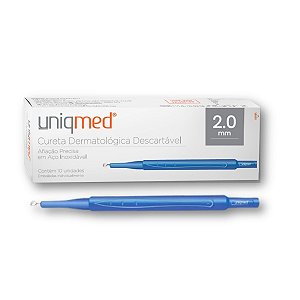 Cureta Dermatológica Descartável - Uniqmed