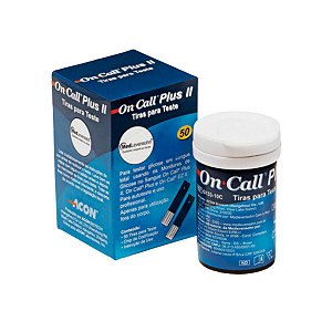 Tiras Reagentes Para Teste de Glicose On Call Plus II