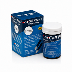 Tiras Reagentes Para Teste de Glicose On Call Plus II