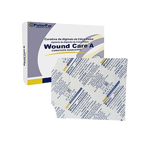 Curativo Wound Care A Alginato de Cálcio 10cm x 10cm - Unidade - PolarFix