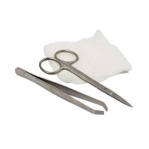Kit Retirada de Pontos Descartável Estéril em Liga Metáica - Unidade - Kolplast