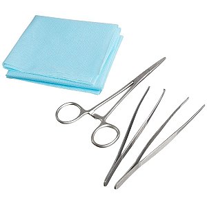 Kit Curativo Descartável Estéril em Liga Metálica - Unidade - Kolplast