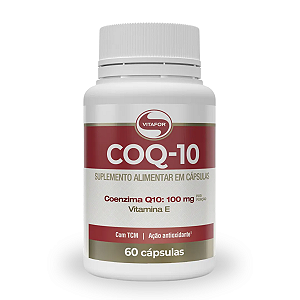 Coenzima Q10 + Vitamina E 60 cap (100mg por porção)- Vitafor