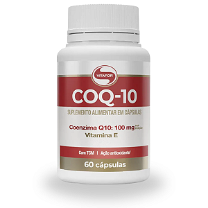 Coenzima Q10 + Vitamina E 60 cap (100mg por porção)- Vitafor