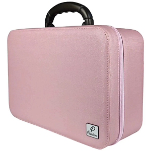 Maleta Médica Profissional Premium 632 Sintético Dune Rosa - Panton