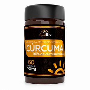 Suplemento Cúrcuma ActiBio 95% de Curcuminoides com 60 Cápsulas