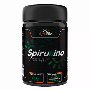 Spirullina 400mg - 200 caps - ActiBio - Supraervas