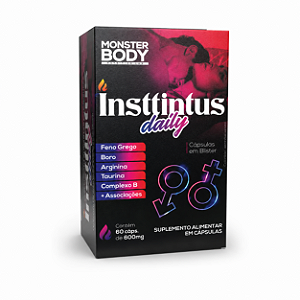 Suplemento alimentar Insttintus Daily Monster Body Supraervas 60 Cápsulas