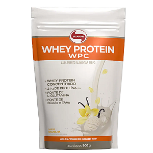 Whey Protein WPC Baunilha 900g - Vitafor